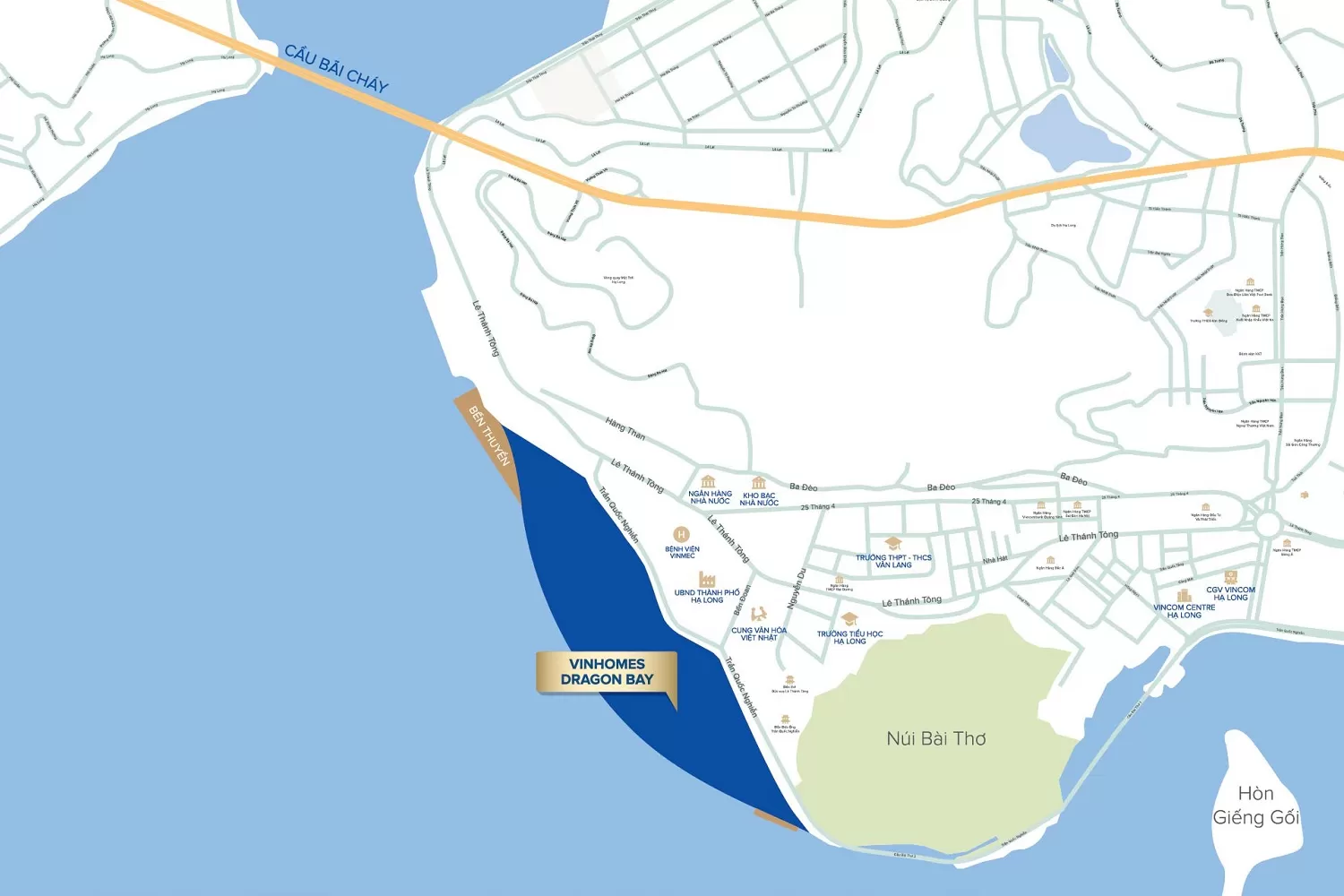 Vị trí Vinhomes Dragon Bay