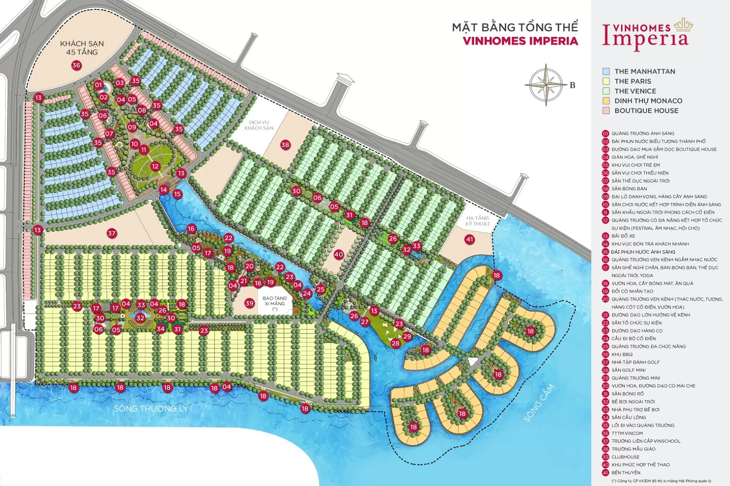 Mặt bằng tổng thể Vinhomes Imperia