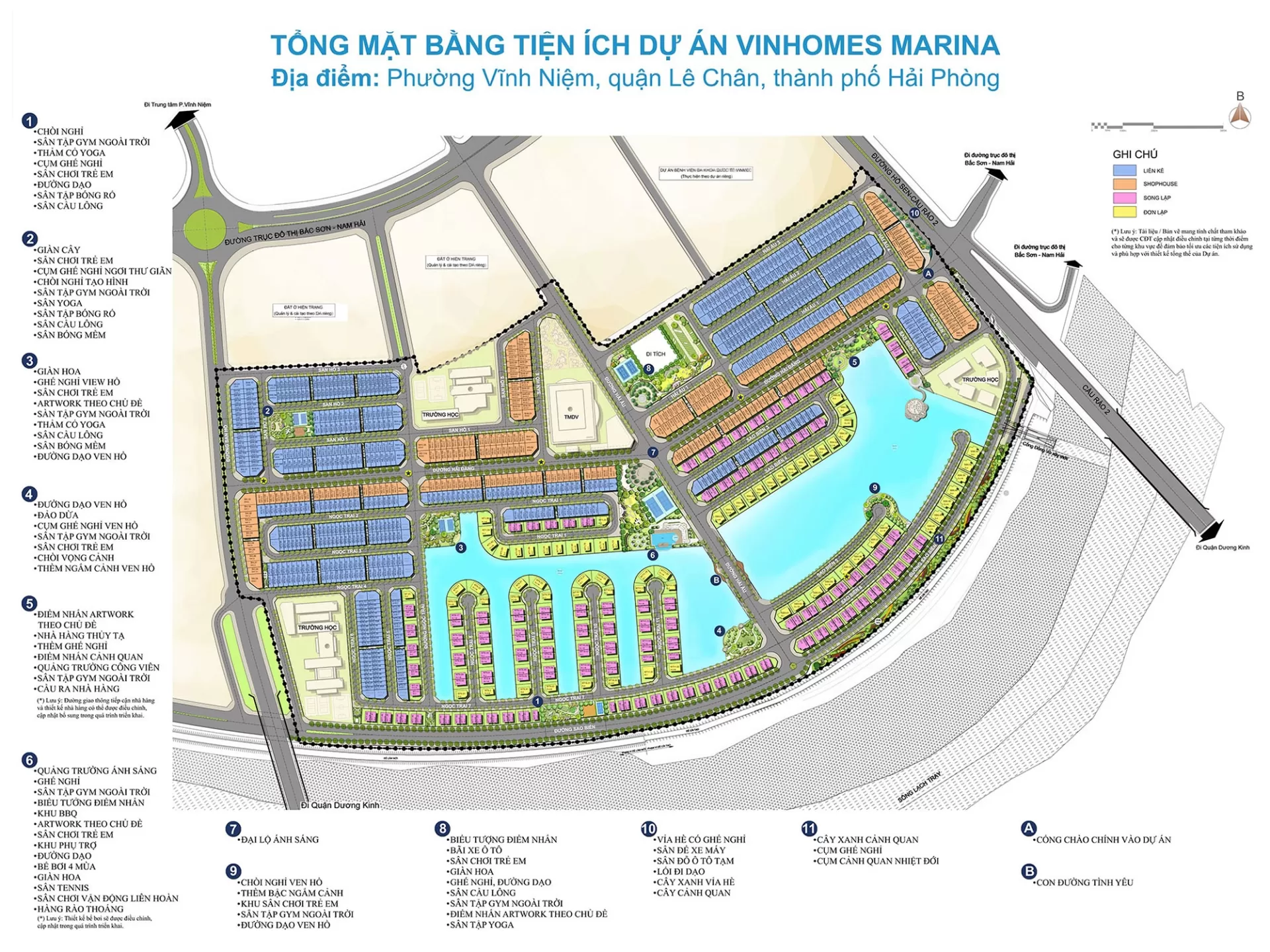 Mặt bằng tổng thể Vinhomes Marina