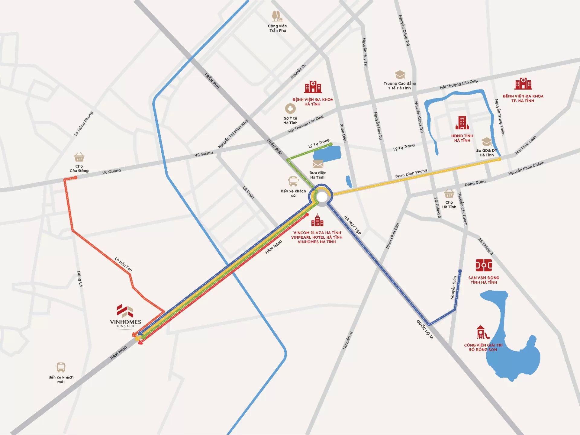 Vị trí Vinhomes New Center