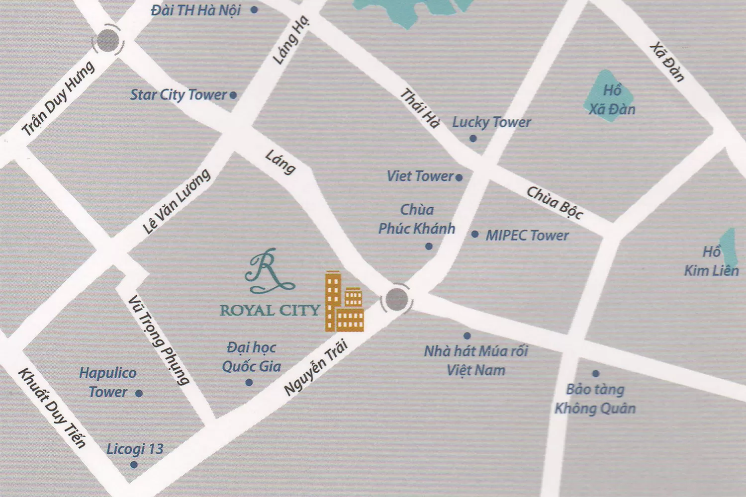 Vị trí Vinhomes Royal City