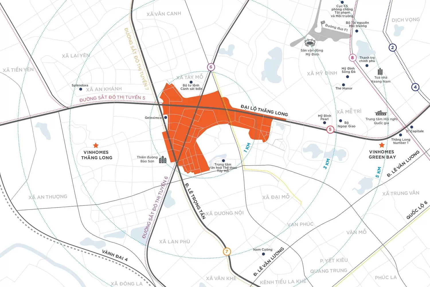 Vị trí Vinhomes Smart City