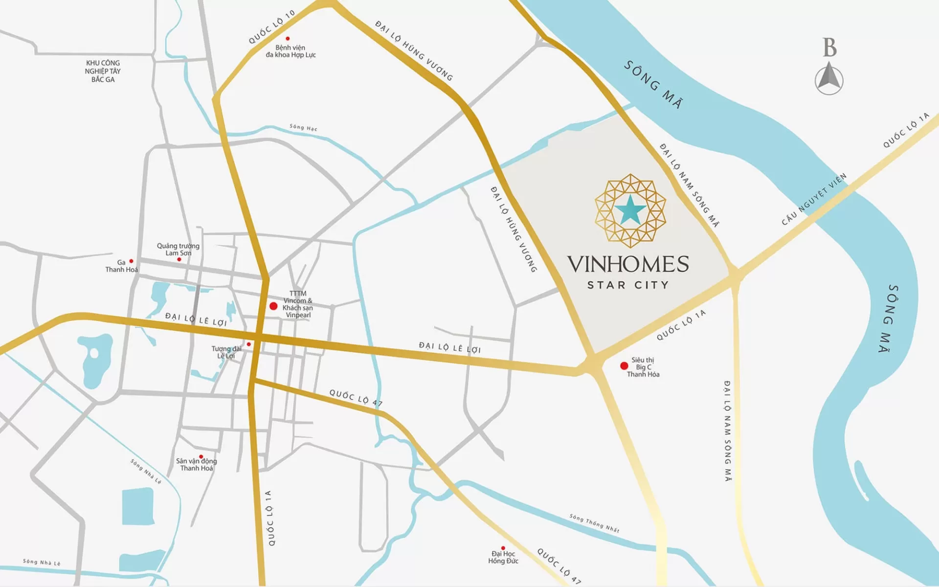 Vị trí Vinhomes Star City