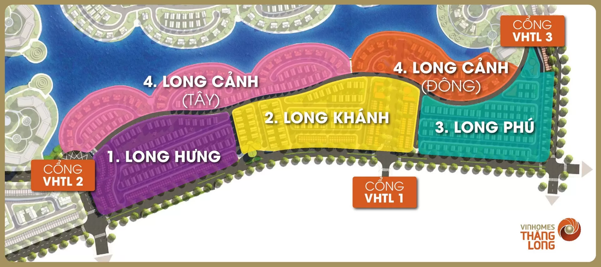 Mặt bằng tổng thể Vinhomes Thăng Long