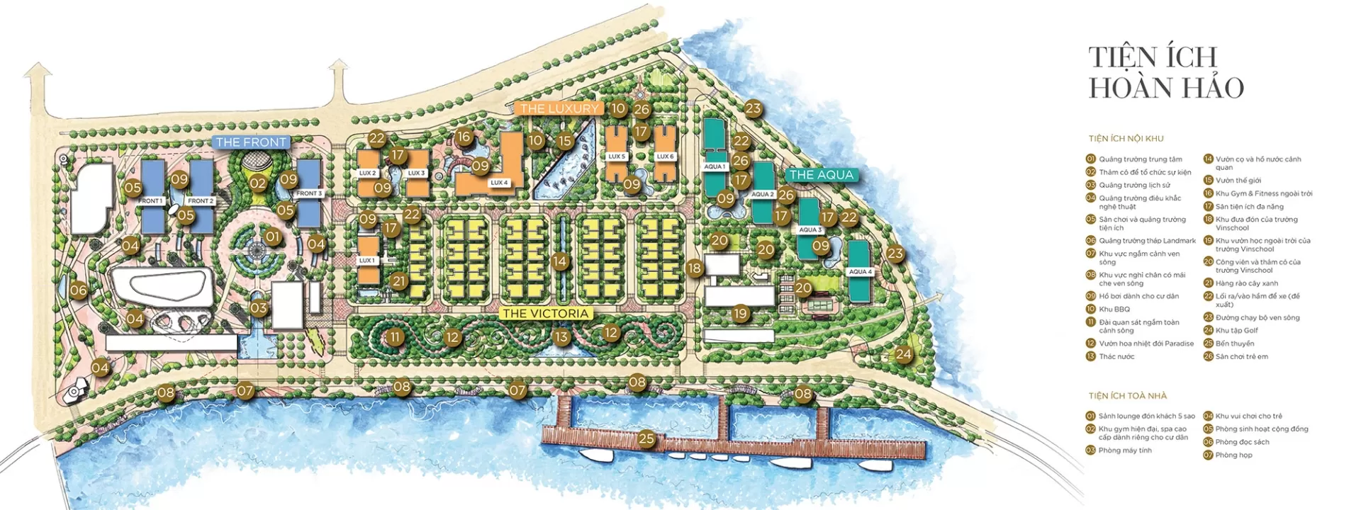 Mặt bằng tổng thể Vinhomes Golden River