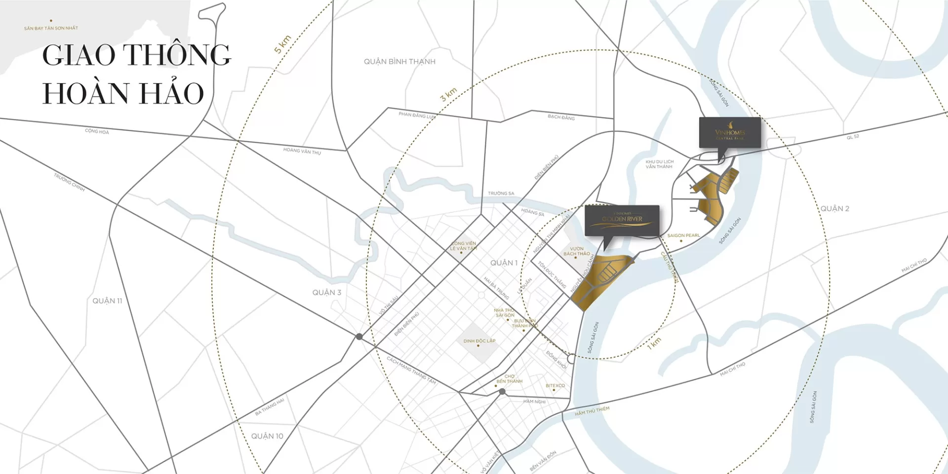 Vị trí Vinhomes Golden River