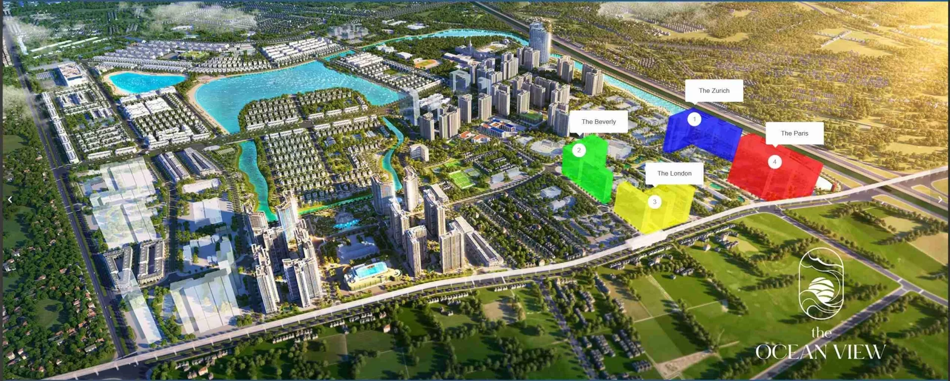 Vị trí phân khu The Metropolitan