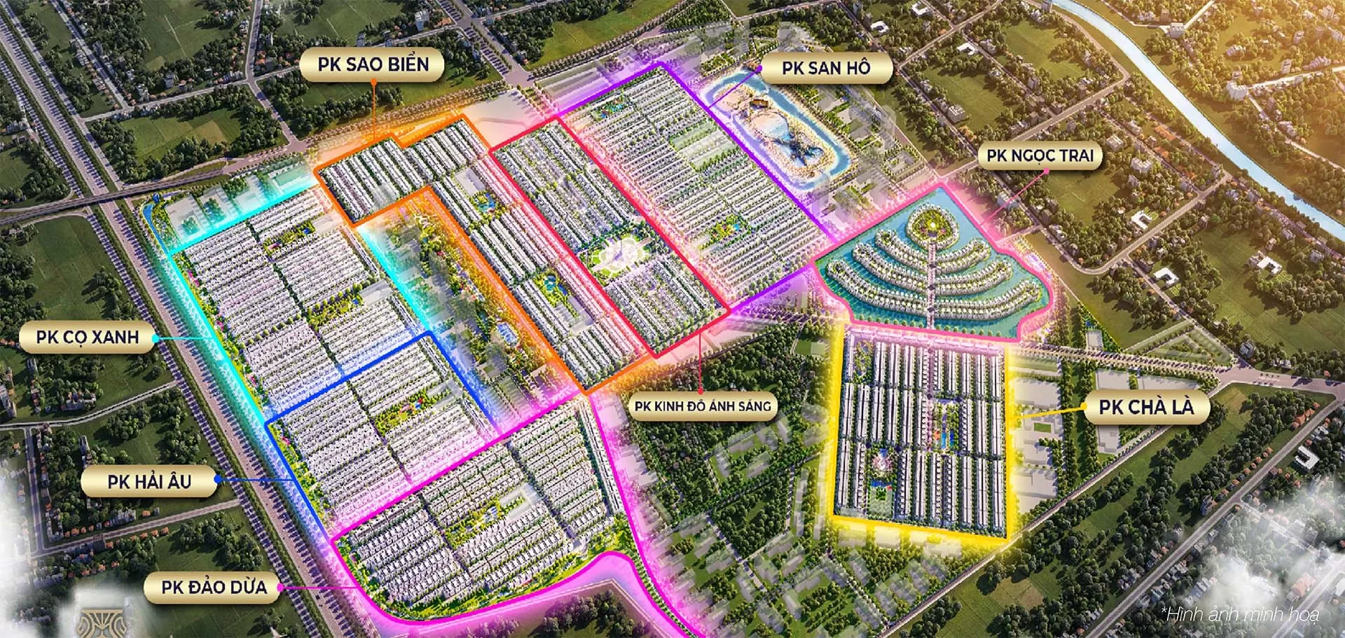 Nhà ở thấp tầng tại Vinhomes Ocean Park 2 – Đa phong cách kiến trúc châu Âu