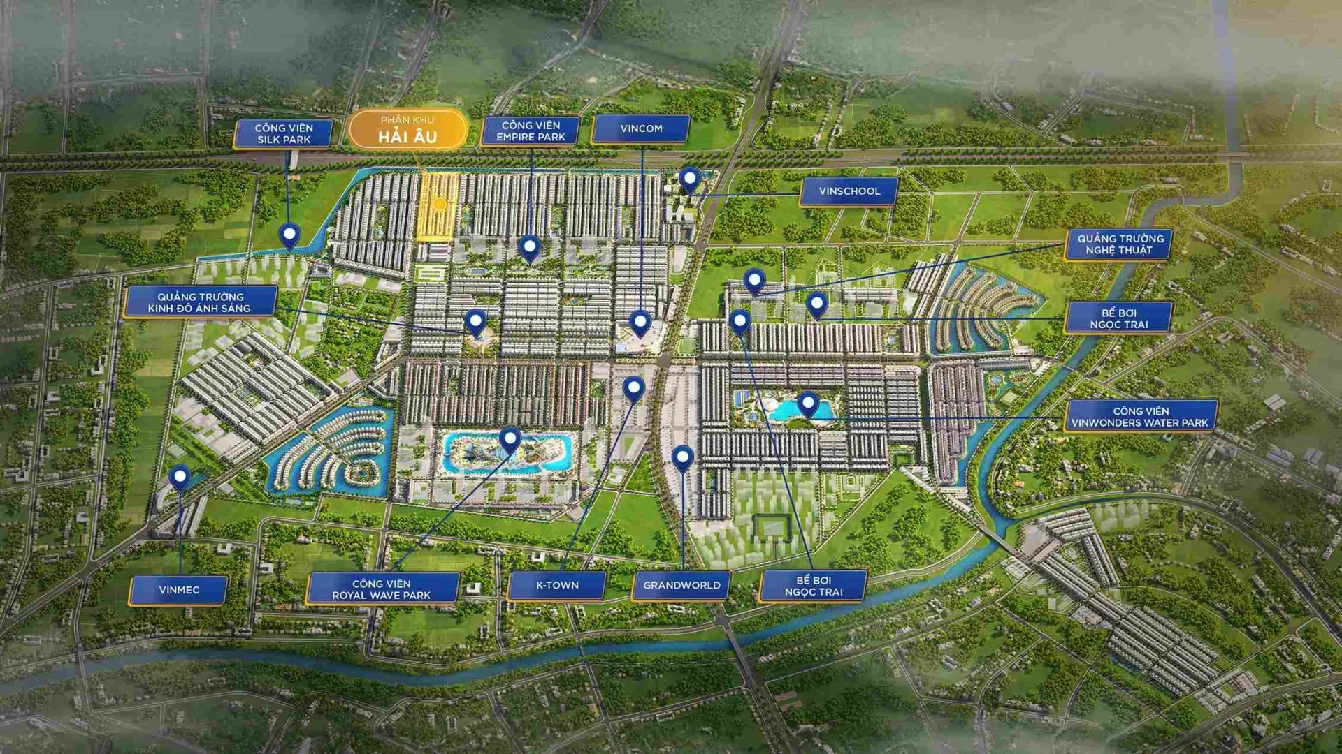 Vị trí đắt giá của phân khu Hải Âu