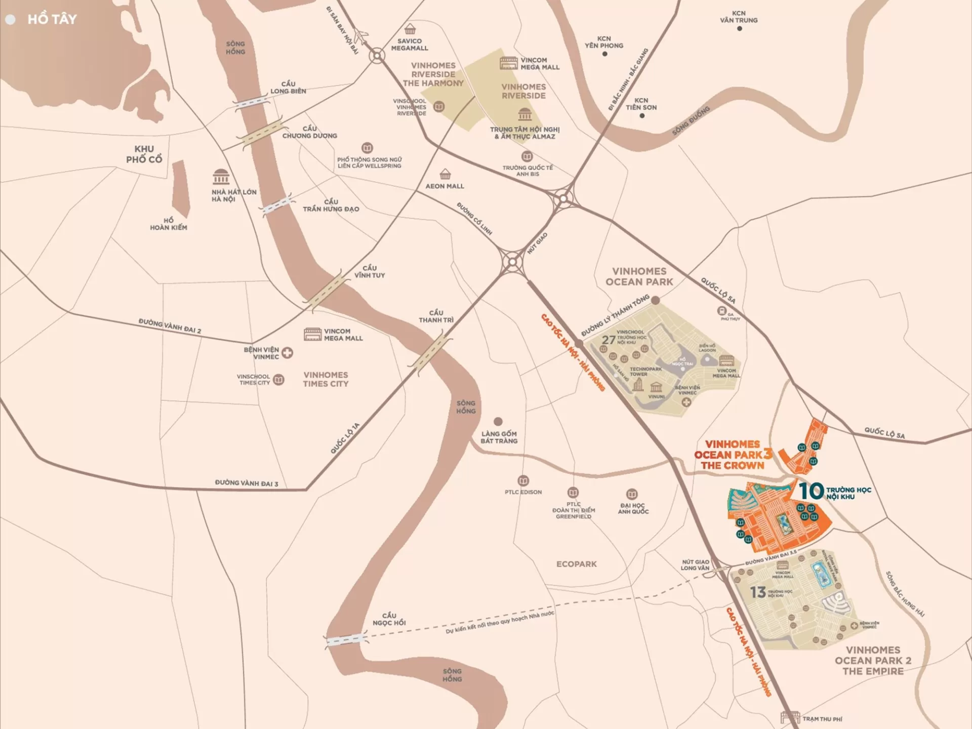 Ocean City - Tâm điểm kết nối phía Đông Hà Nội