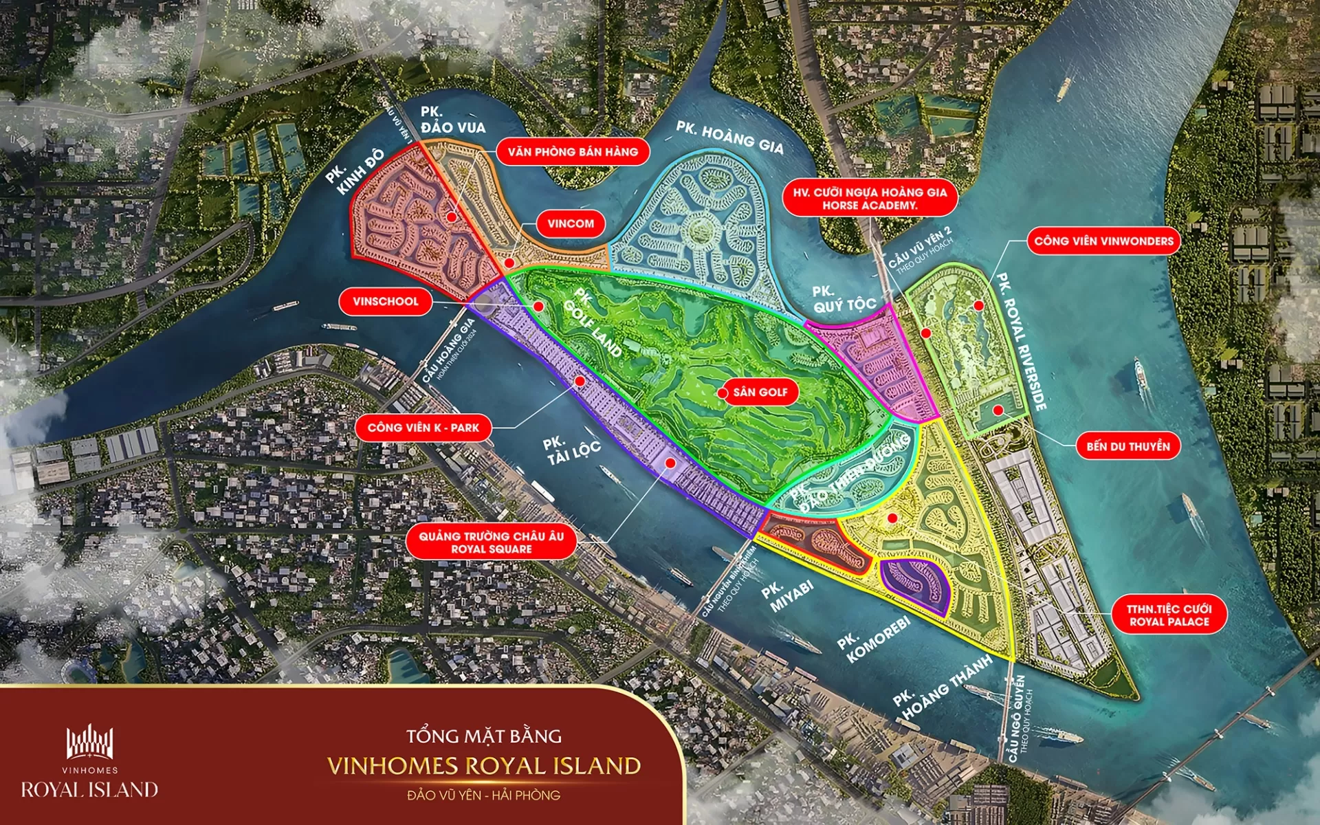 11 phân khu biệt thự liền kề – Bản giao hưởng phong cách tại Vinhomes Royal Island