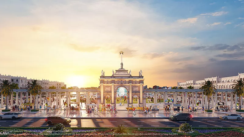 Quảng trường Châu Âu – Tâm điểm phồn hoa giữa lòng đảo Vũ Yên