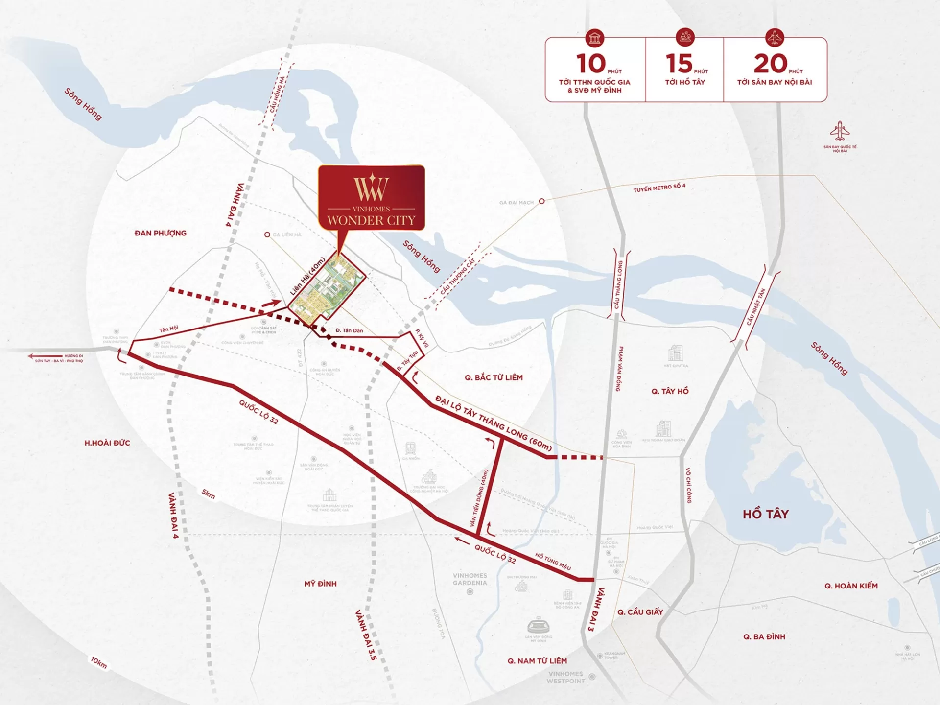 Vị trí Vinhomes Wonder City